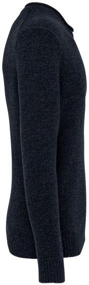 Men's Raw Edge Merino Wool Jumper - 370 g/m² - NS910
