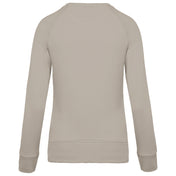 Ladies’ Organic Cotton Crew Neck Raglan Sleeve Sweatshirt - K481
