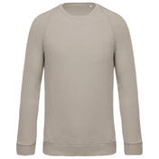 Men's Organic Cotton Crew Neck Raglan Sleeve Sweatshirt - K480