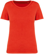 Dames Faded T-shirt - 165g - Rechte pasvorm - NS316