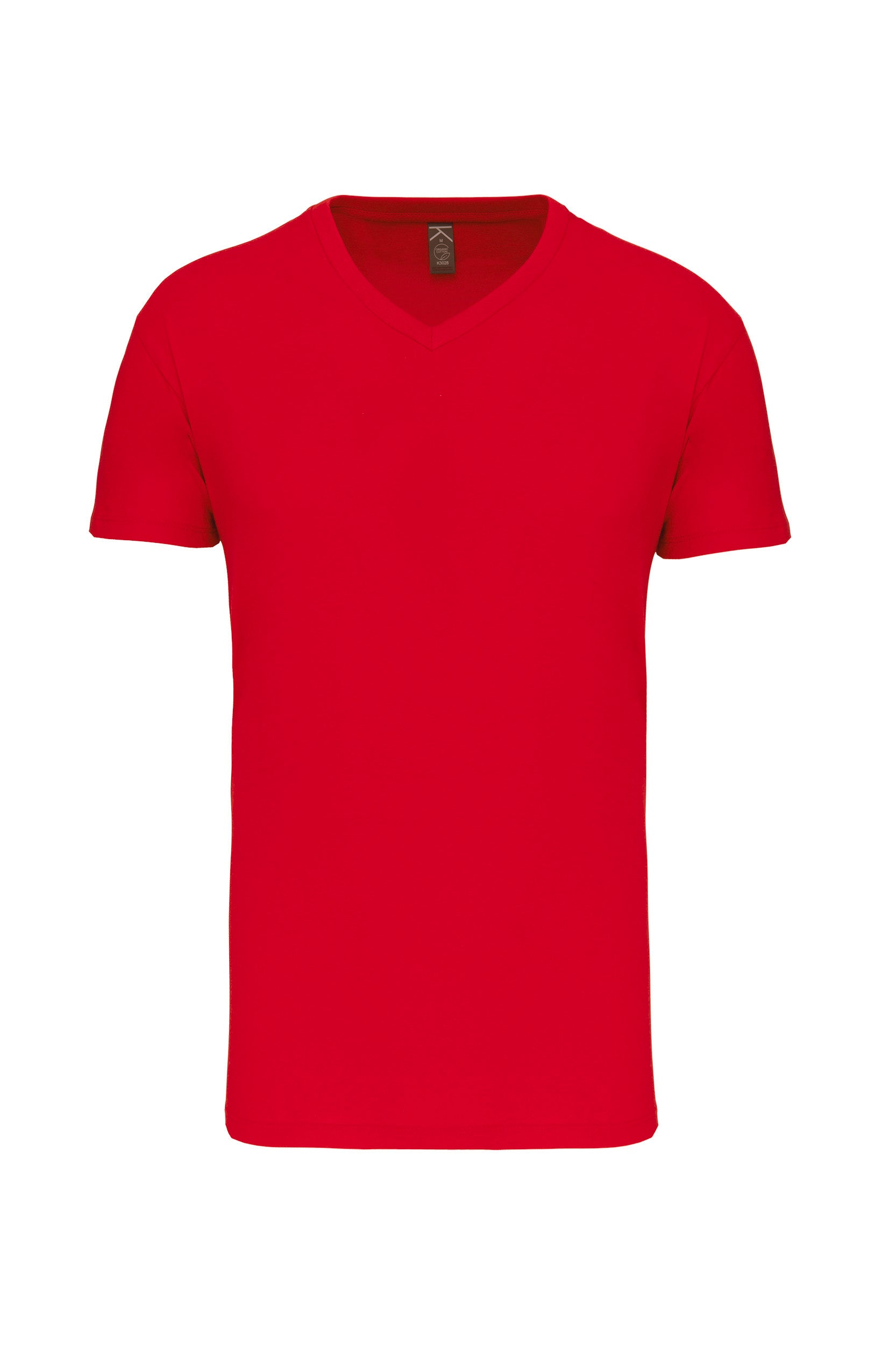 T-shirt col en V en coton biologique pour homme - 145 g/m² | K3028IC
