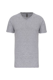 T-shirt col en V en coton biologique pour homme - 145 g/m² | K3028IC