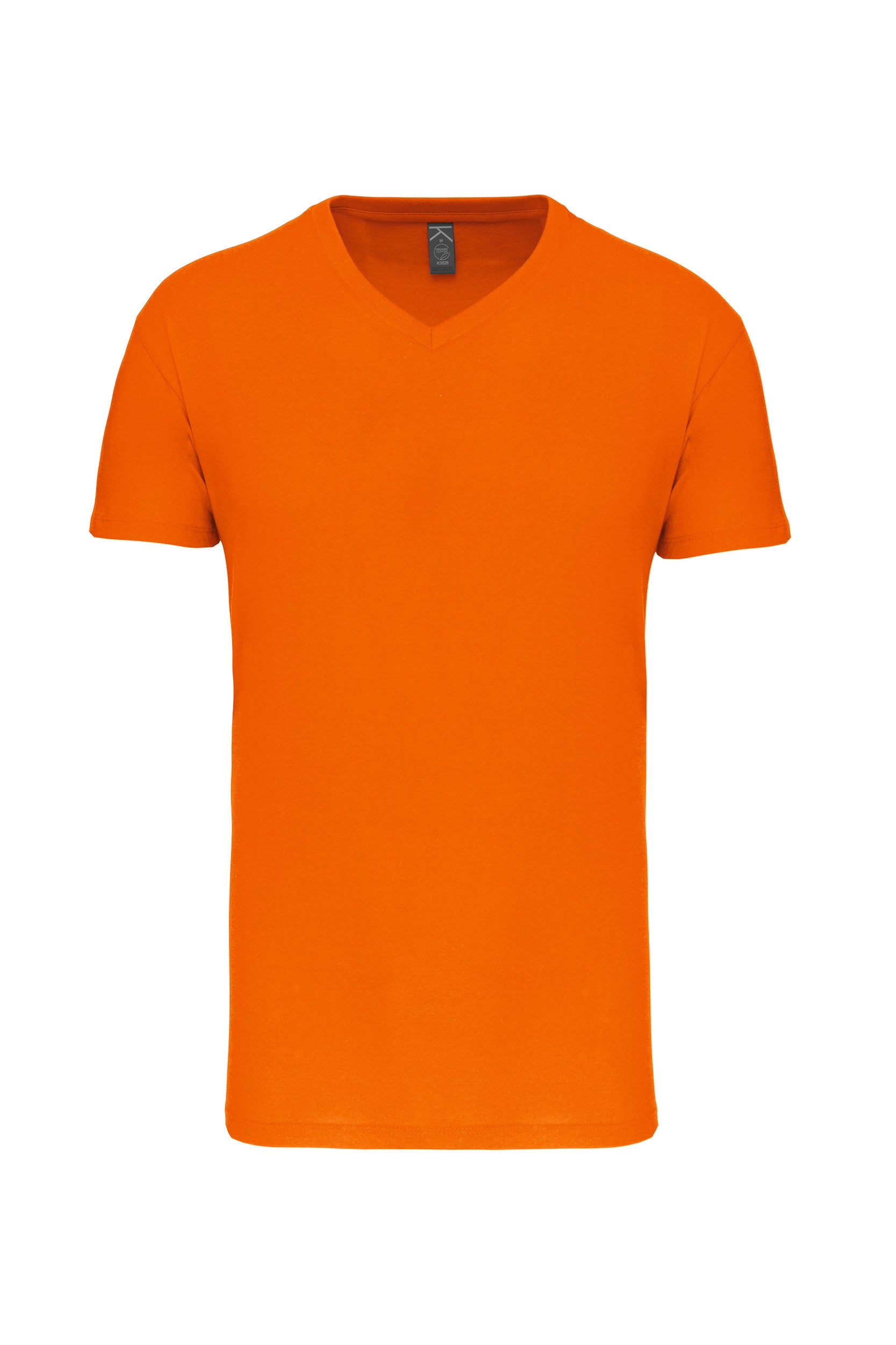 T-shirt col en V en coton biologique pour homme - 145 g/m² | K3028IC