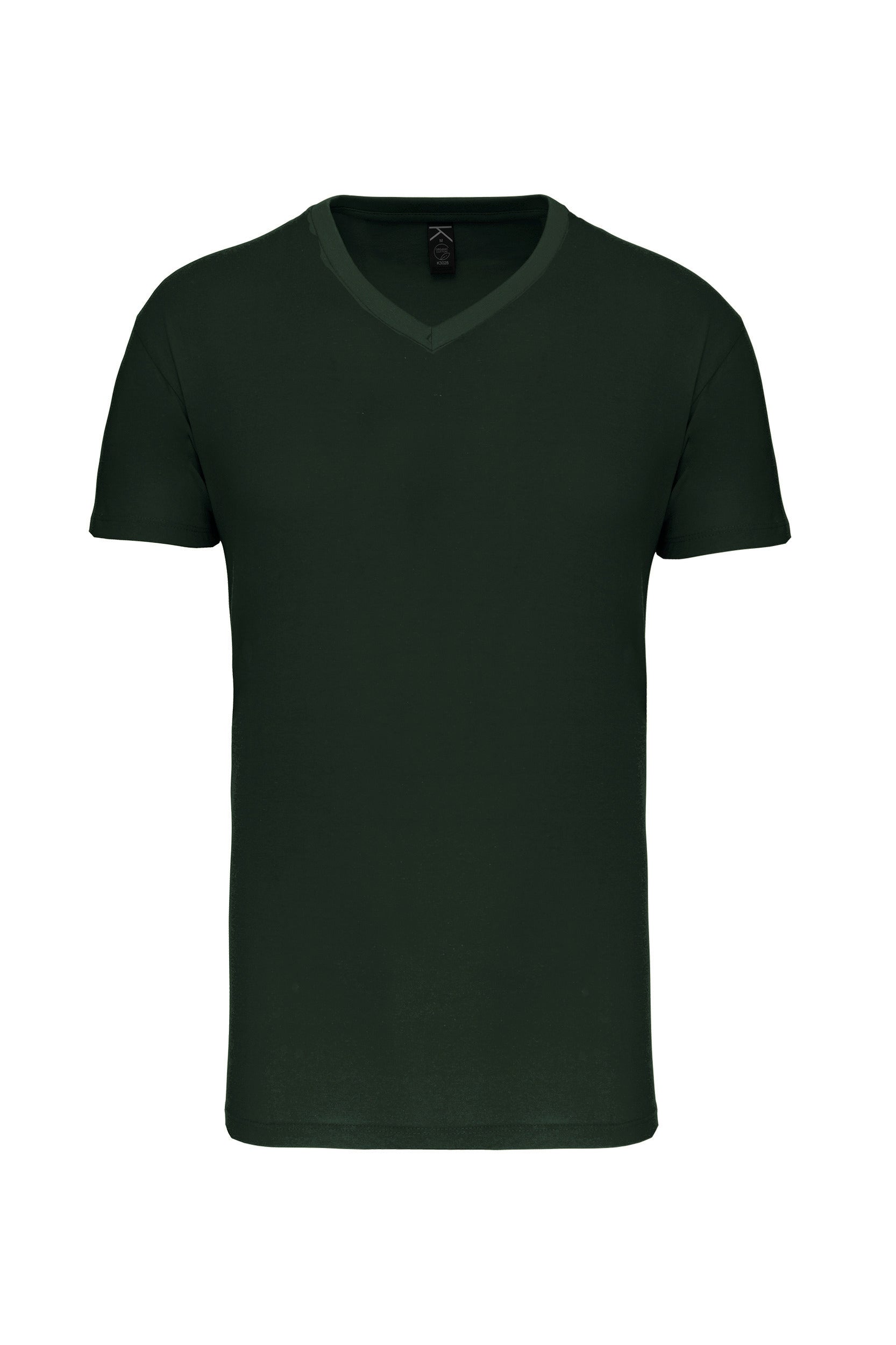 T-shirt col en V en coton biologique pour homme - 145 g/m² | K3028IC