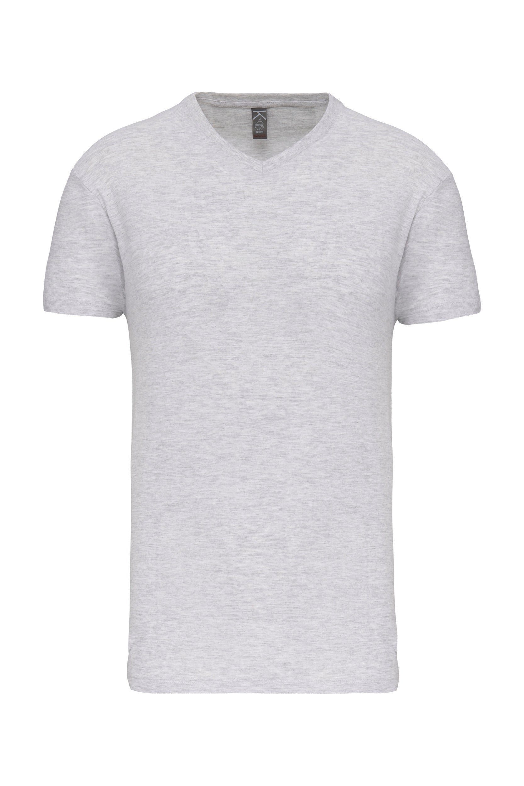 T-shirt col en V en coton biologique pour homme - 145 g/m² | K3028IC