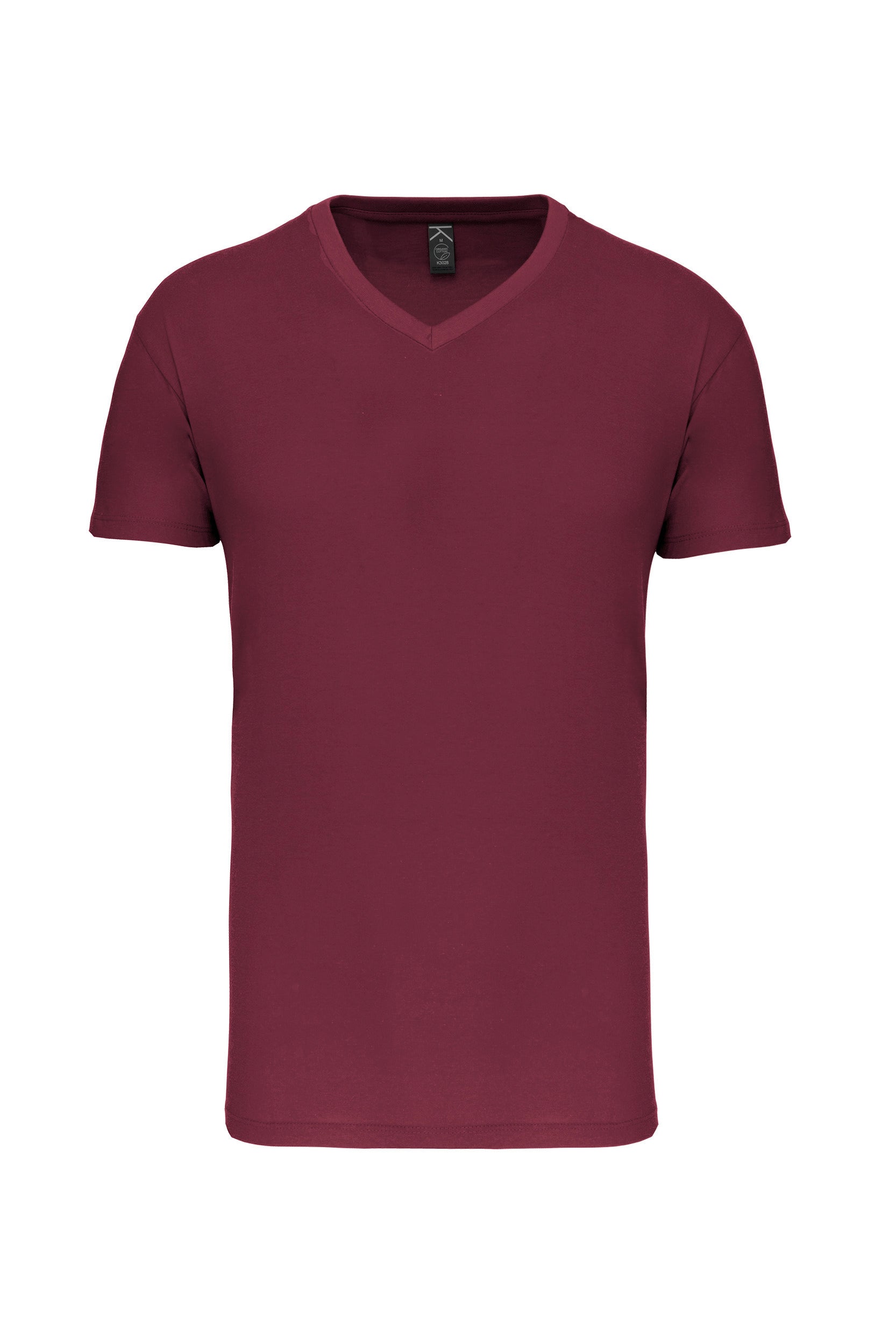 T-shirt col en V en coton biologique pour homme - 145 g/m² | K3028IC
