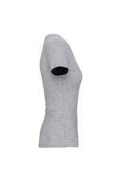 T-shirt col rond en coton biologique pour femmes | K3026IC