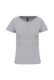 T-shirt col rond en coton biologique pour femmes | K3026IC