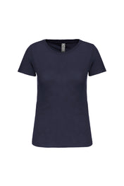 T-shirt col rond en coton biologique pour femmes | K3026IC