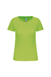 T-shirt col rond en coton biologique pour femmes | K3026IC