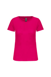 T-shirt col rond en coton biologique pour femmes | K3026IC