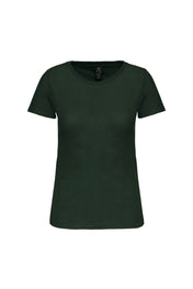 T-shirt col rond en coton biologique pour femmes | K3026IC