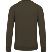 Men's Organic Cotton Crew Neck Raglan Sleeve Sweatshirt - K480