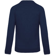Men's Organic Cotton Crew Neck Raglan Sleeve Sweatshirt - K480