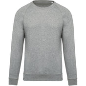 Men's Organic Cotton Crew Neck Raglan Sleeve Sweatshirt - K480