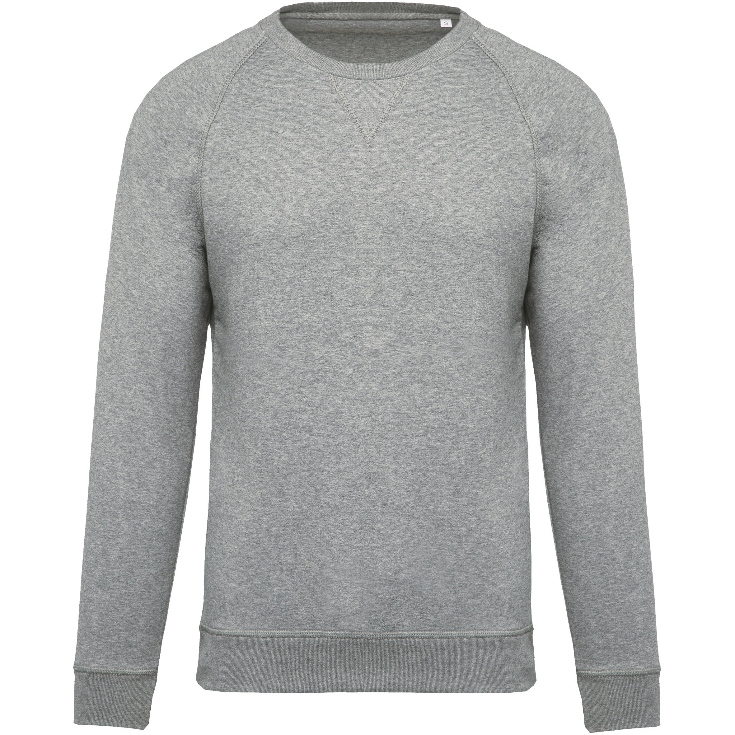 Men's Organic Cotton Crew Neck Raglan Sleeve Sweatshirt - K480