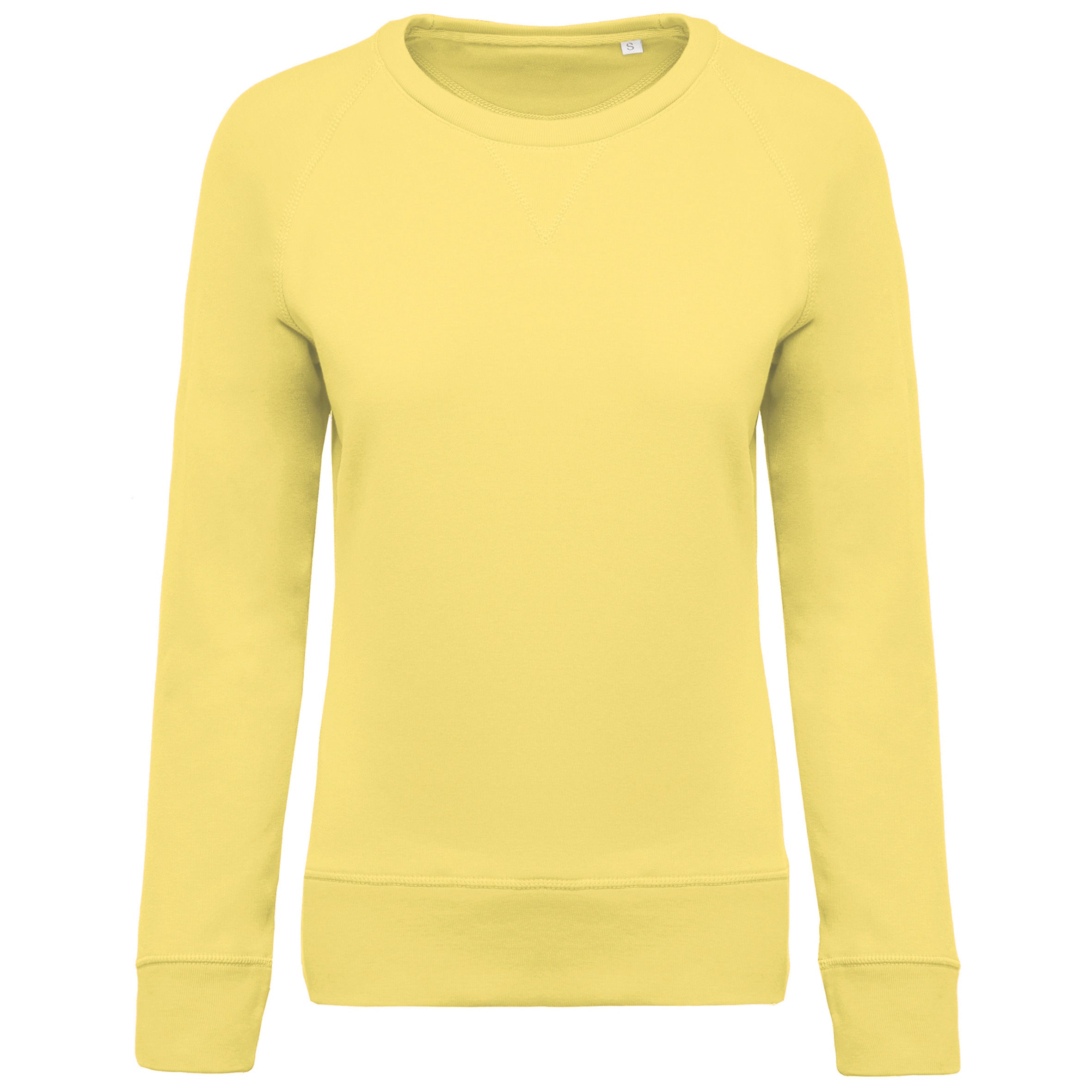 Ladies’ Organic Cotton Crew Neck Raglan Sleeve Sweatshirt - K481