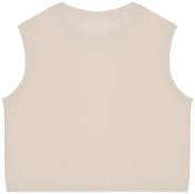 Organic cotton Sleeveless T shirt - Women's Crop Tee - NS342