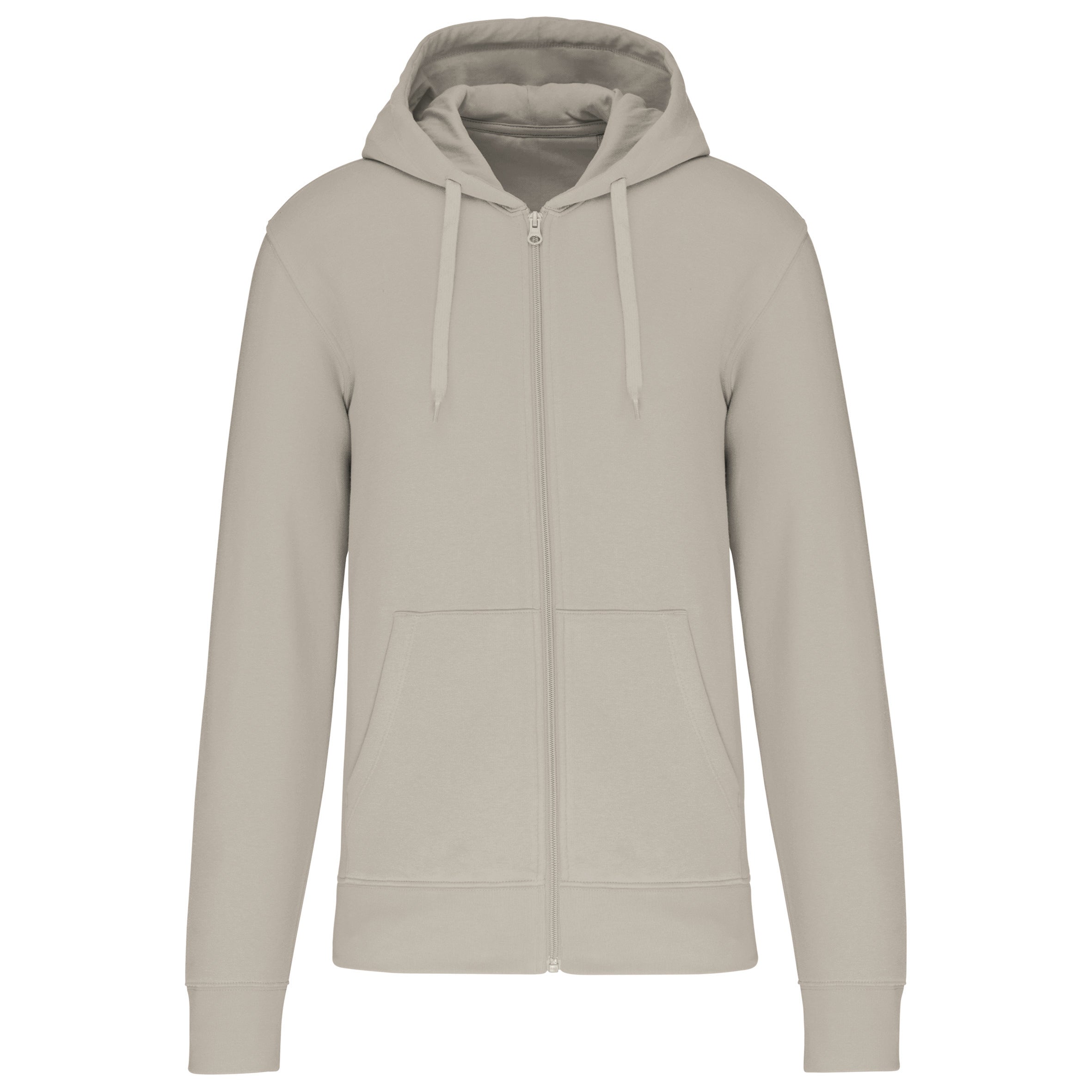 Men's Eco-friendly Hoodie with Zip - 280 g/m² - K4030