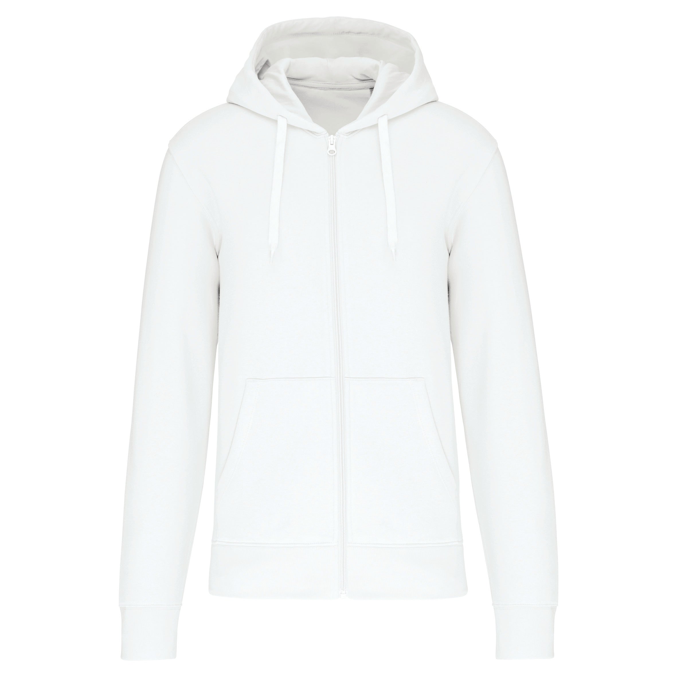 Men's Eco-friendly Hoodie with Zip - 280 g/m² - K4030