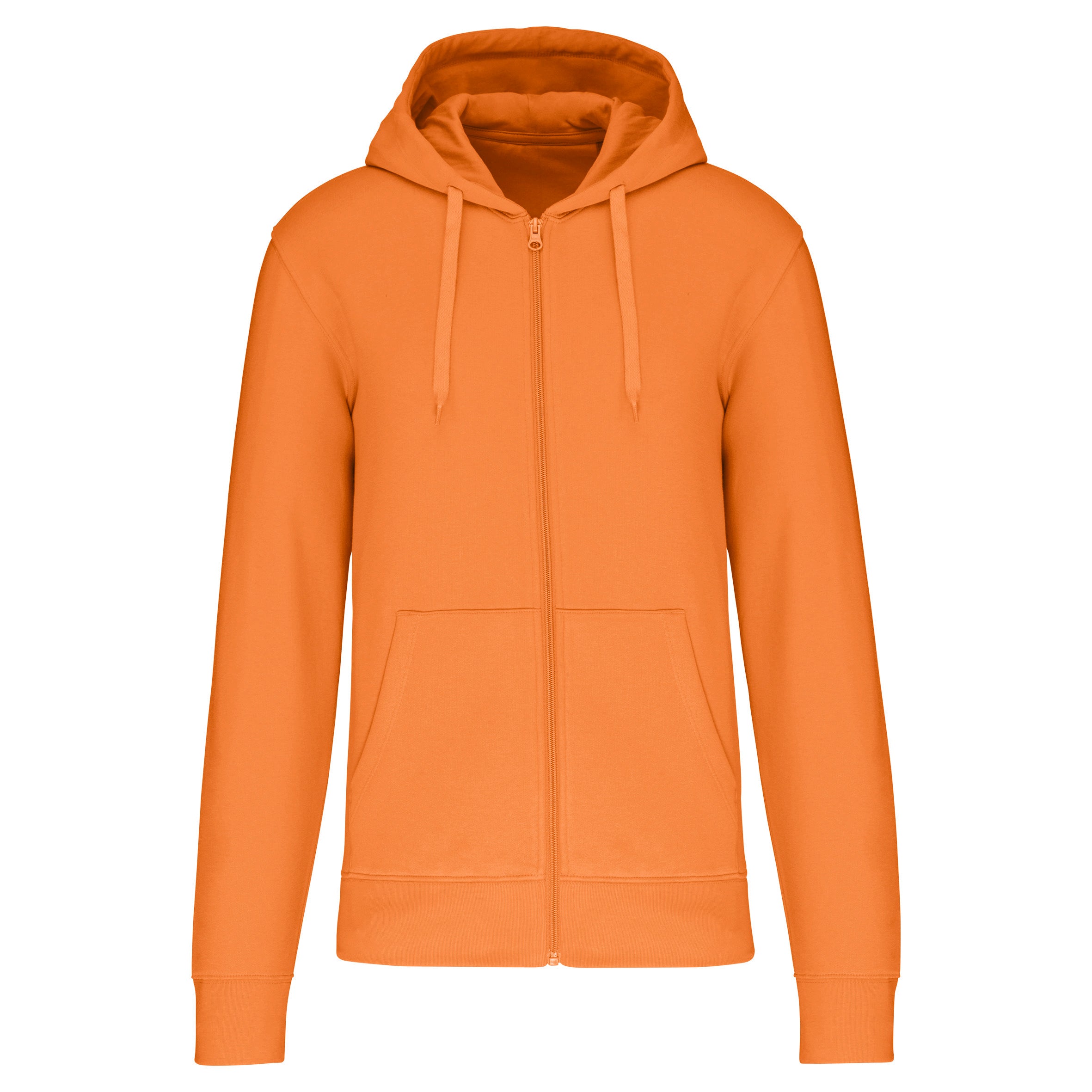 Men's Eco-friendly Hoodie with Zip - 280 g/m² - K4030