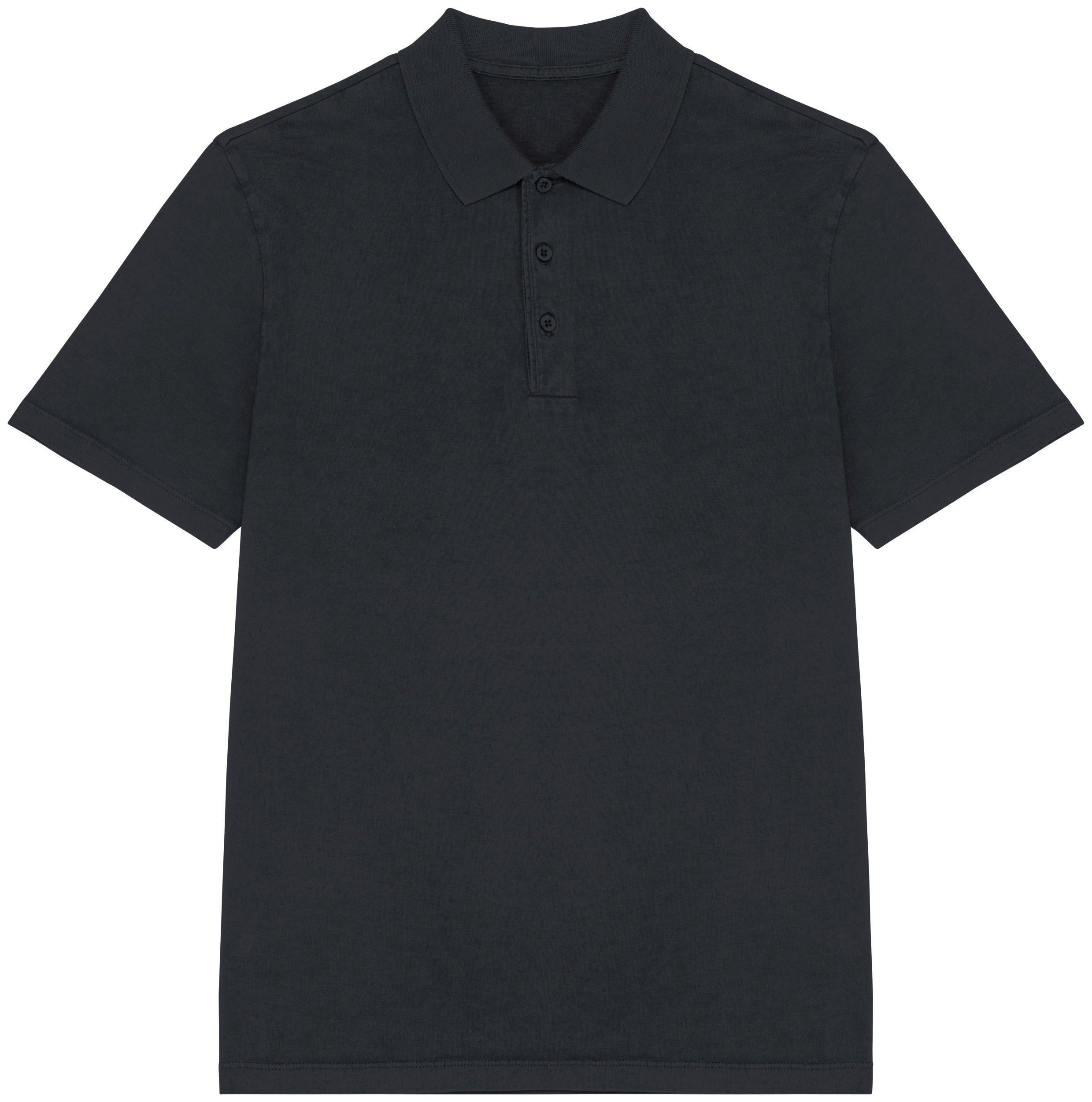Organic Men's Polo - Washed Effect Jersey Knit - 165 gsm - NS201