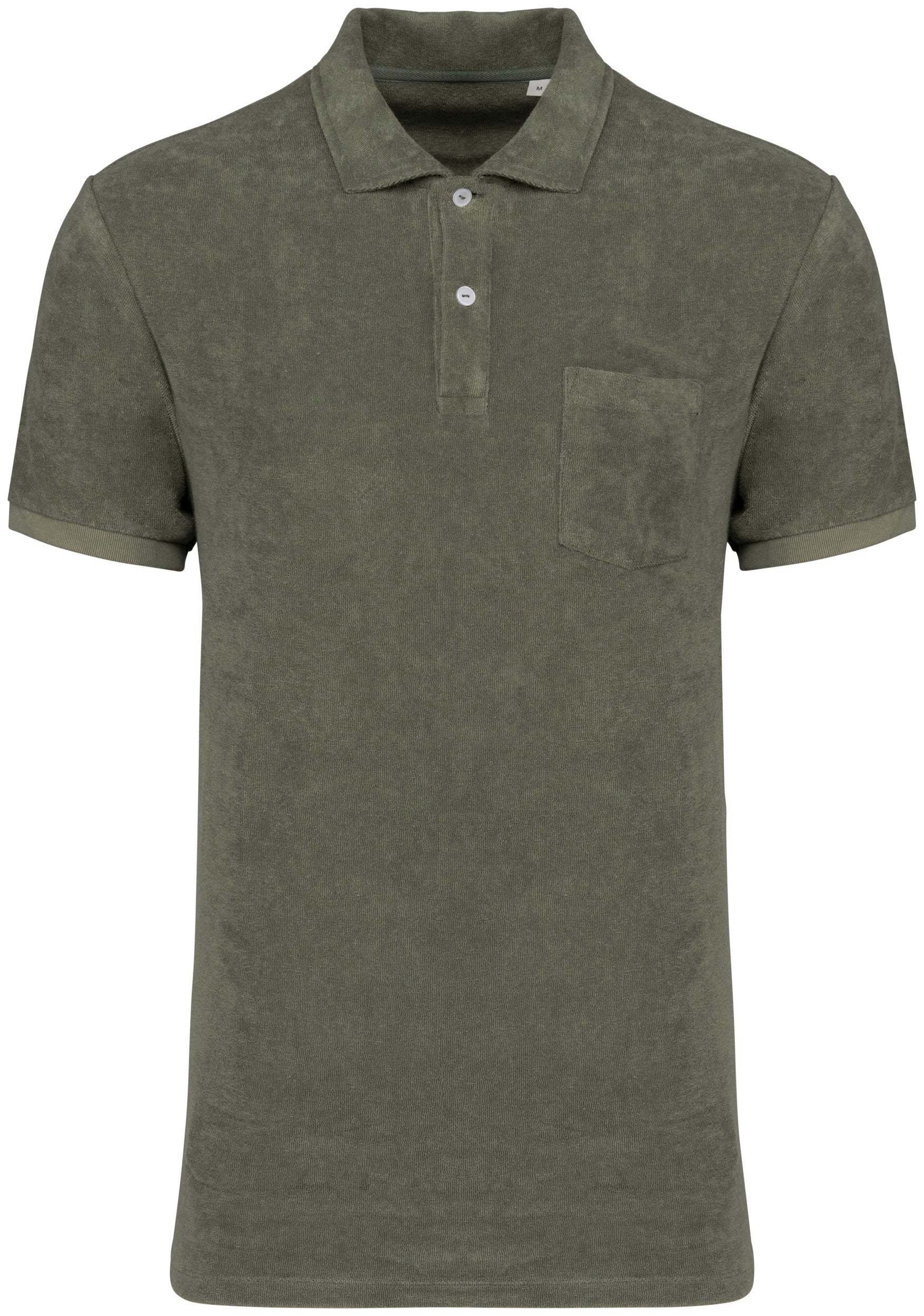 Men's Terry Towel Polo Shirt - Made in Portugal - 210gsm - NS227
