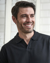 Luxury Stretch V-Neck Polo - 215 g/m² | 51254