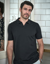 Luxury Stretch V-Neck Polo - 215 g/m² | 51254