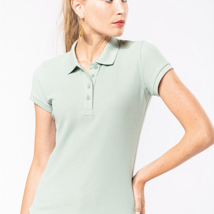 Ladies’ Organic Piqué Short-sleeved Polo Shirt - Kariban K210