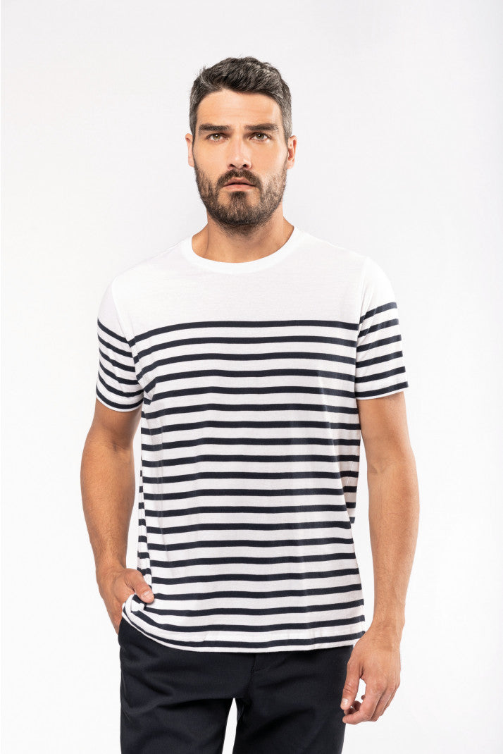 Men's Organic Crew Neck Sailor T-shirt - 160 g/m² - K3033