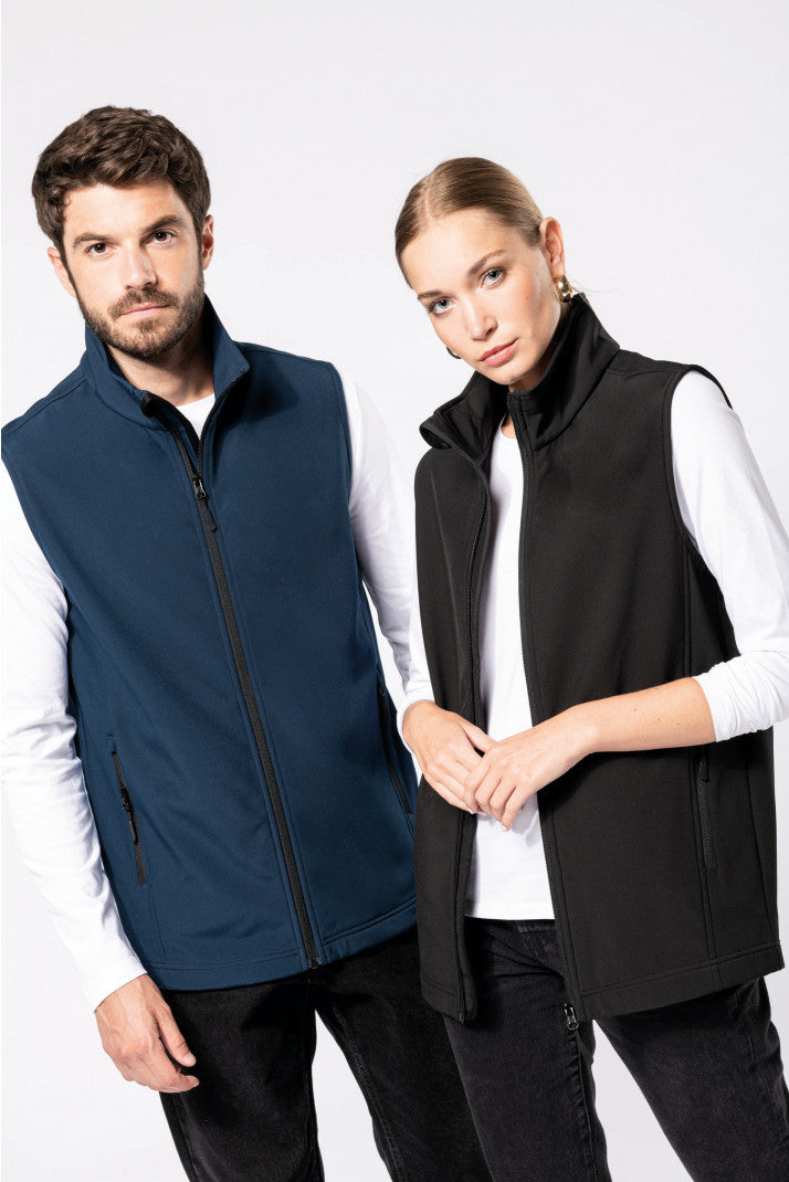 Chaleco Softshell unisex ecológico de 2 capas - K426