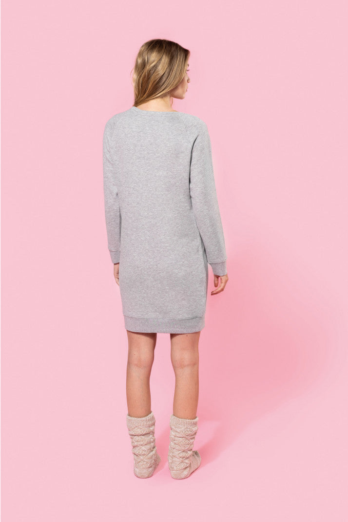 Organic Cotton Fleece Lounge Dress - K493