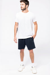 Bermuda en molleton écologique pour homme - 280 g/m² - K7026
