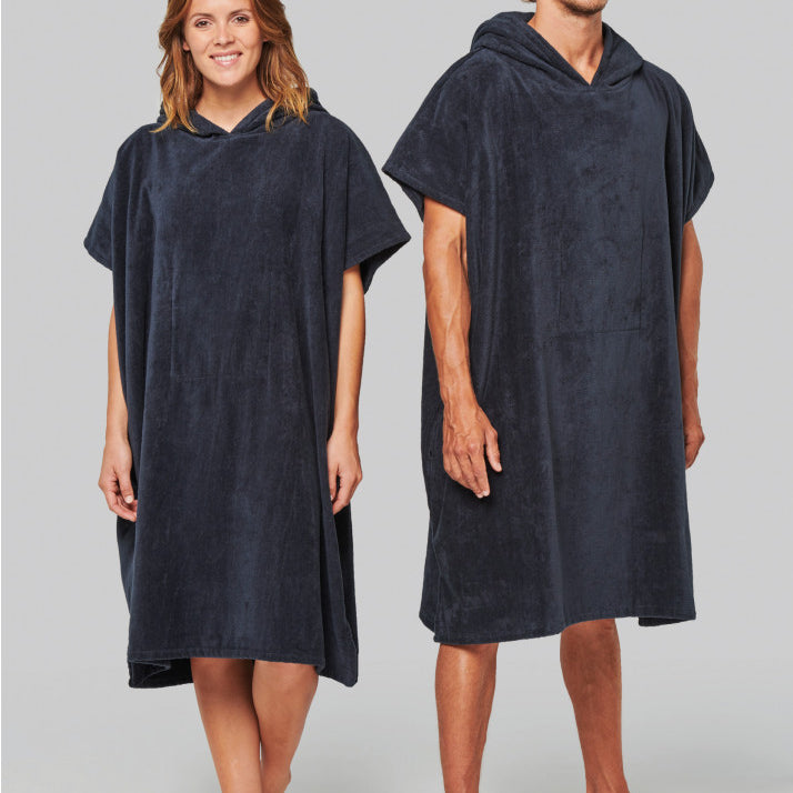 Unisex Hooded Towelling Poncho - PA581