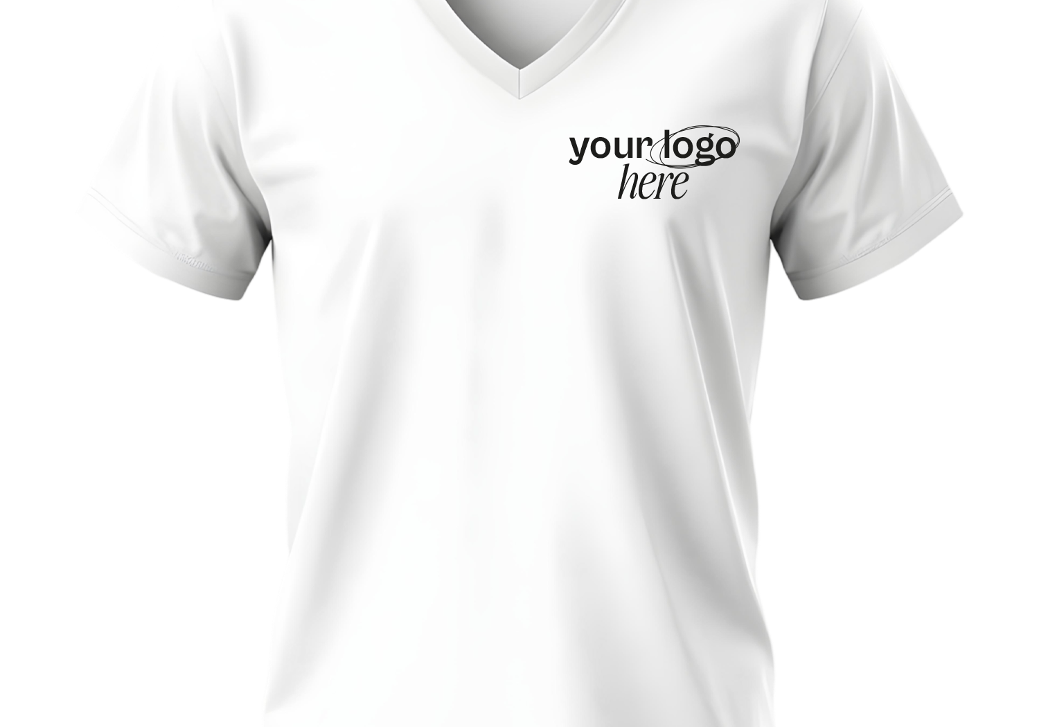 Wholesale Organic V-Neck T-Shirts