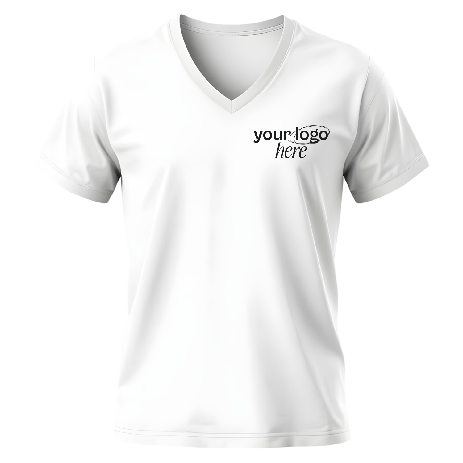 Wholesale Organic V-Neck T-Shirts