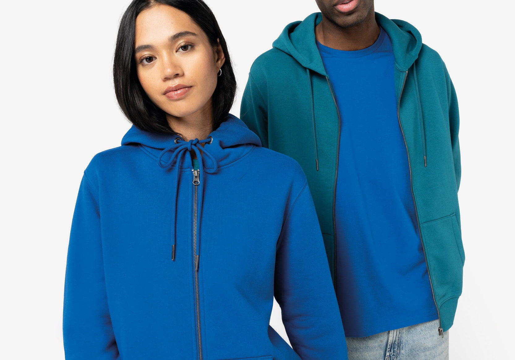 Wholesale Organic Zip Sweatshirts