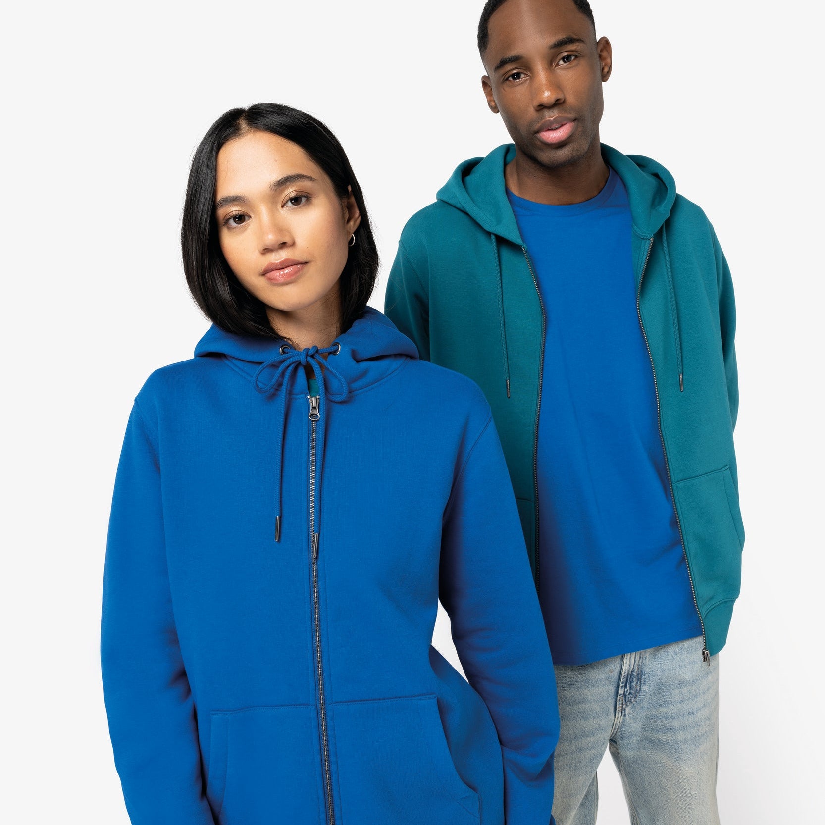 Wholesale Organic Zip Sweatshirts