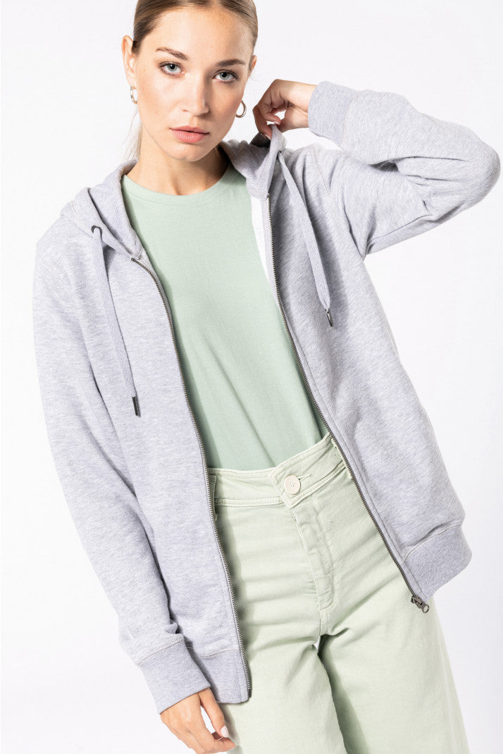 Wholesale Organic Zip Sweatshirts