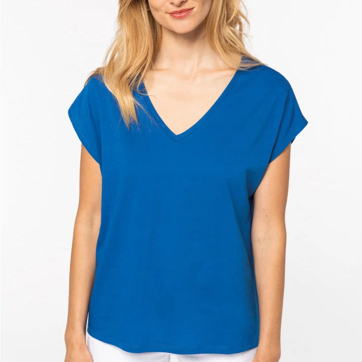 Wholesale Organic V-Neck T-Shirts