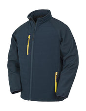 Zwarte Kompas Gewatteerde Softshell - 08433