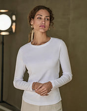 Ladies Long Sleeve T-Shirt - Interlock - 220 g/m² | 10354