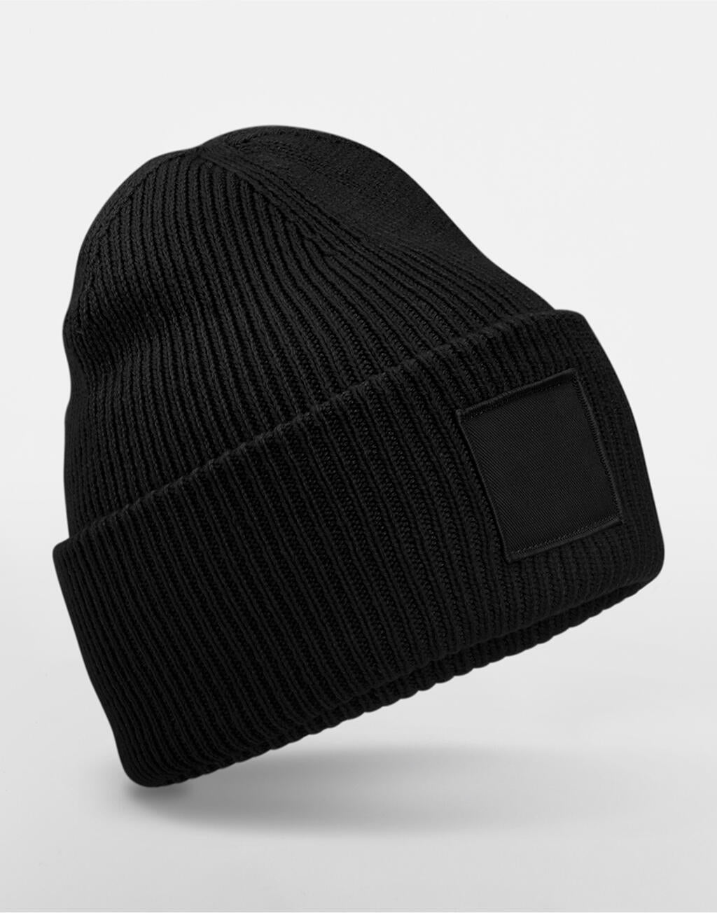 Diep Omgeslagen Tonale Patch Beanie - Gerecycled & Aanpasbaar | tienduizend driehonderdnegenenzestig