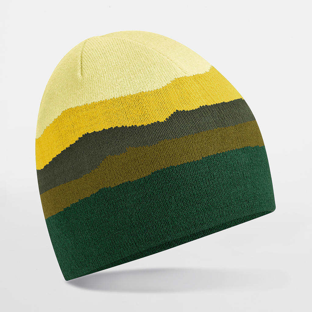 Mountain Peaks Recycled Pull-On Beanie – Fleece Lined | B394R