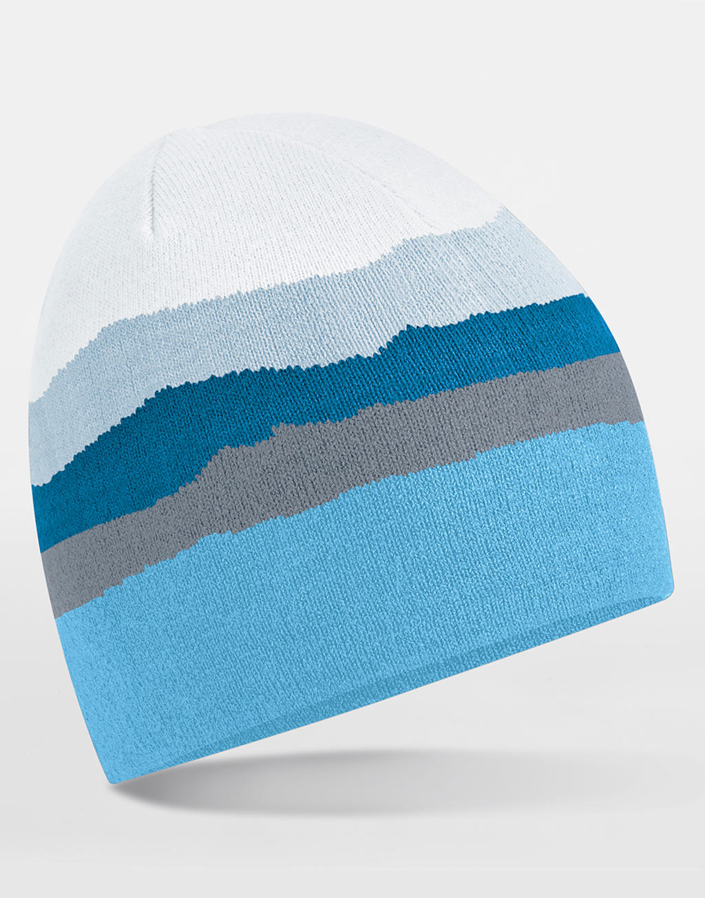 Mountain Peaks Recycled Pull-On Beanie – Fleece Lined | B394R