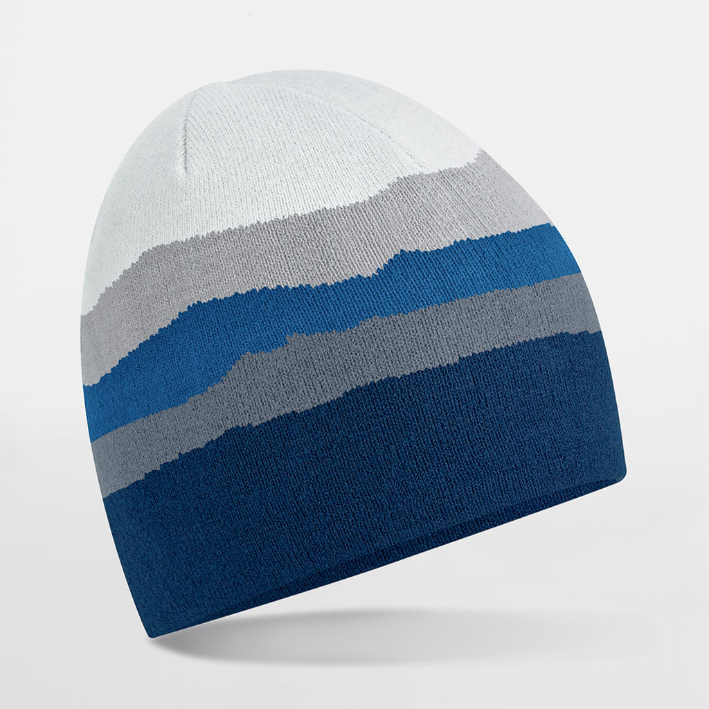 Mountain Peaks Recycled Pull-On Beanie – Fleece Lined | B394R