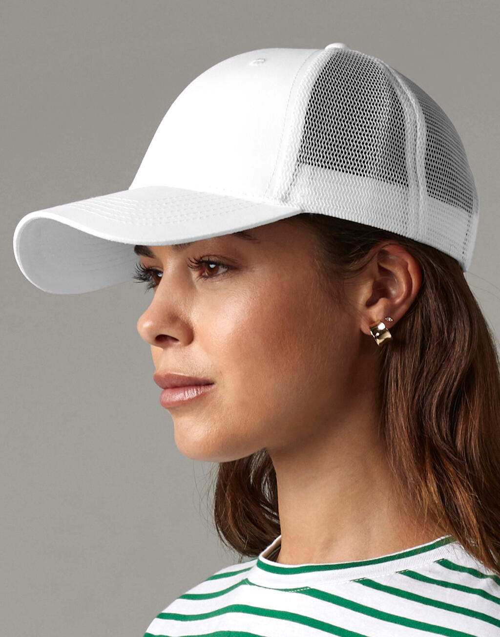 Gorra Trucker Snapback de 6 paneles Urbanwear reciclado - 12469