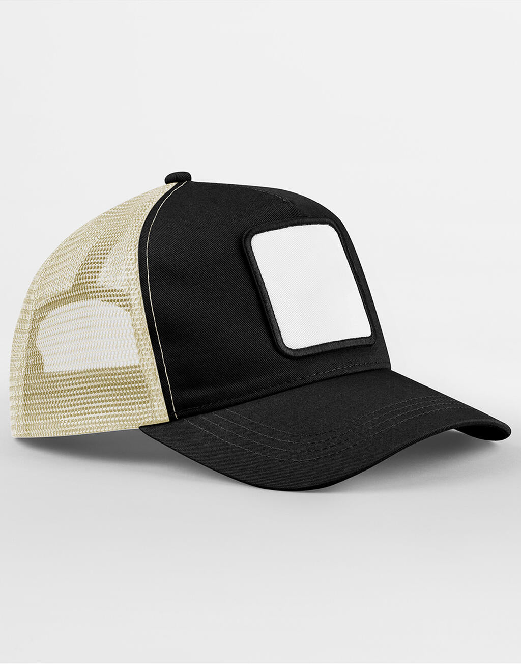 Appliqué Patch 5-Panel Trucker - Custom-Ready & Recycled | 13469