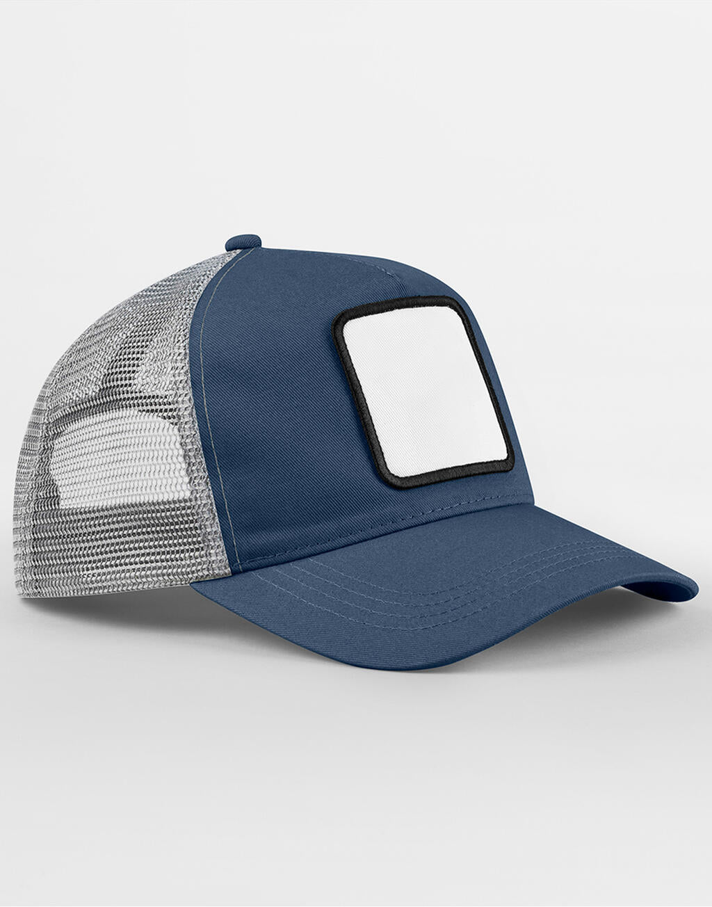 Appliqué Patch 5-Panel Trucker - Custom-Ready & Recycled | 13469